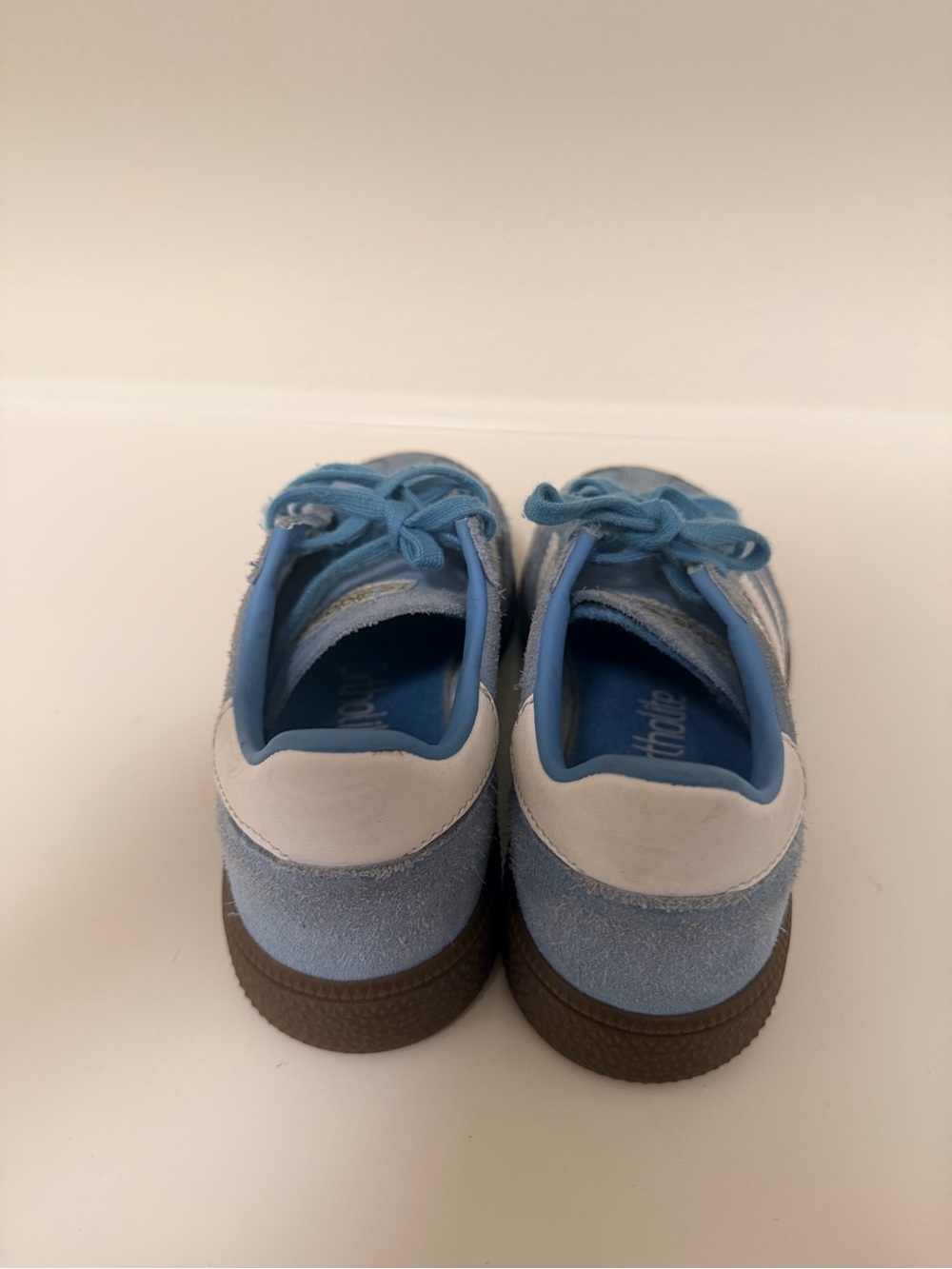 Adidas Spezials Size: 13.5 Light Blue Kids Suede Lace-Up Sneakers - Picture 3 of 7